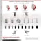 Service Caster 4 Inch 316SS Red Polyurethane Swivel 7/8 Inch Expanding Stem Caster Set SCC SCC-SS316EX20S414-PPUB-RED-78-4 - alternate 2